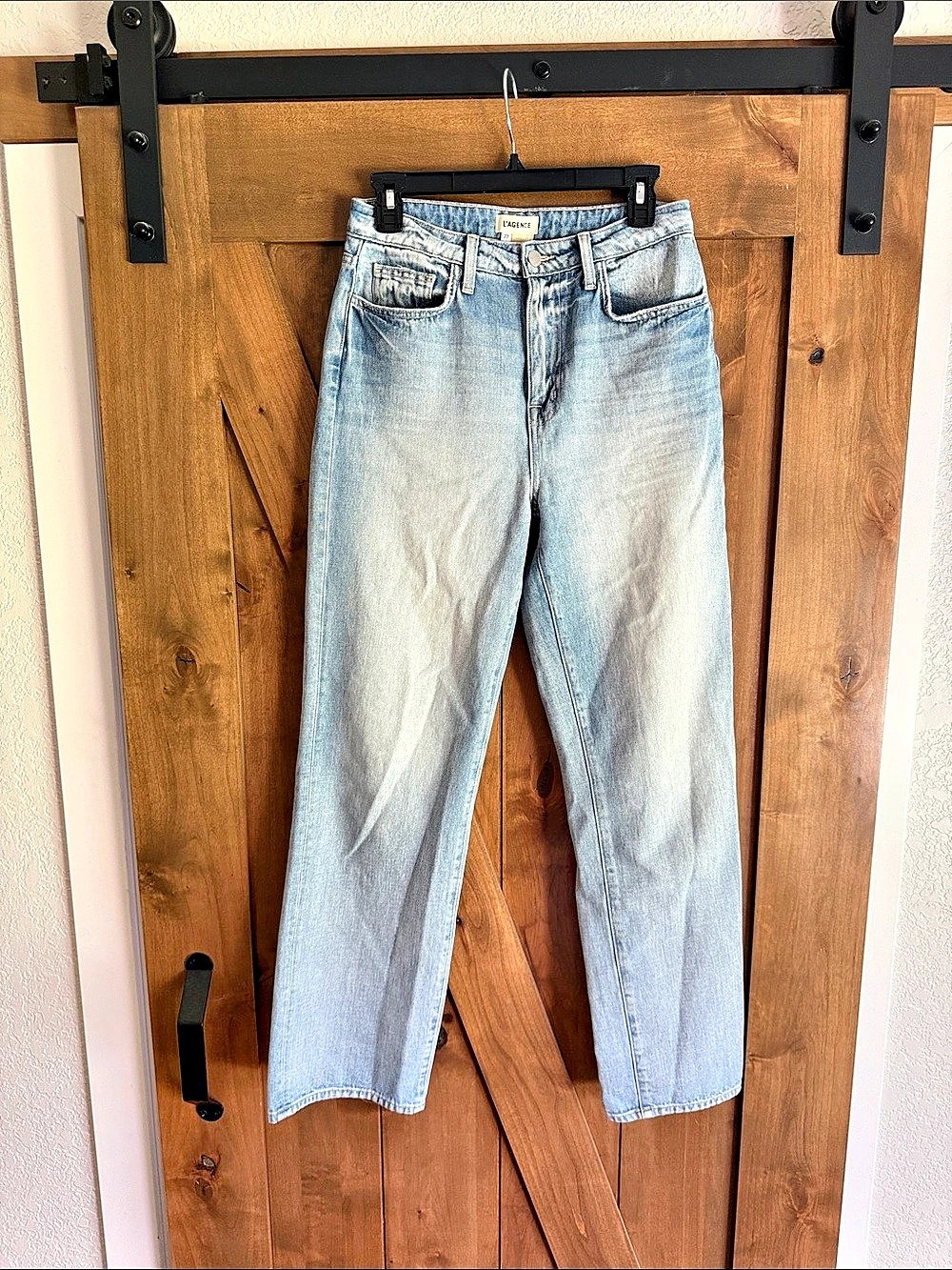 L'AGENCE Jones Ultra High Waist Jeans Wide-Leg Jeans size 27